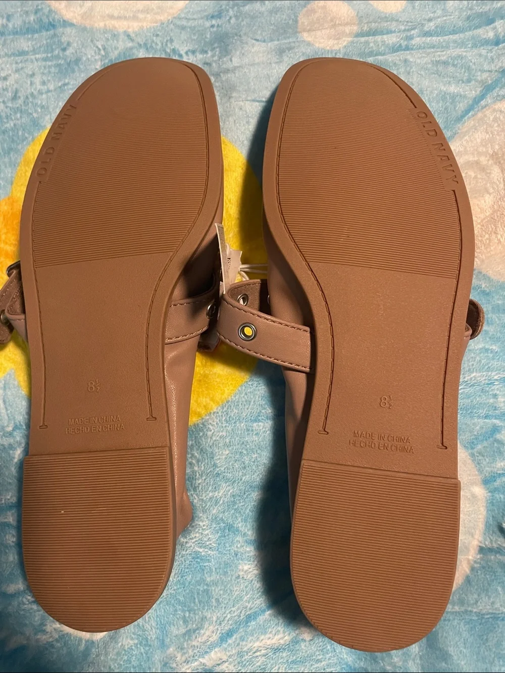 Old Navy Dusty Taupe Mary Jane Ballet Flats with Buckle